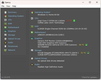 Lenovo Legion Y530-15ICH – i7, GTX 1050, SSD + HDD - 3