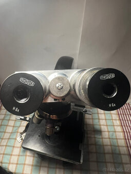 Binokulární mikroskop Meopta-sběratelský kus - 3