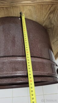 Velký hrnec zabijačka smaltovaný velice zachovalý. - 3