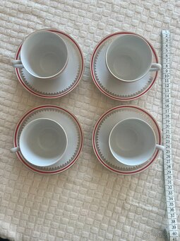 Sada 4ks - hrnek s podšálkem vzorovaný - 3