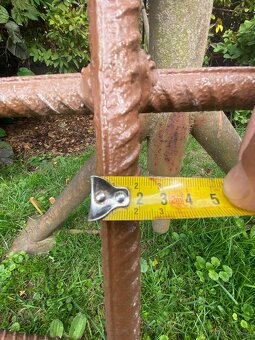 Zateplené kovové dveře včetně mříže - 3