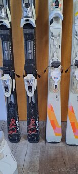 Dámské lyže,lyžáky,hůlky - 3