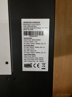 Kombi měnič Axpert VM III 48V 5000W PF1 - na díly - 3