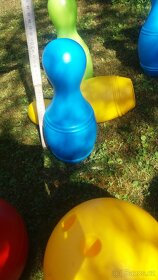 Bowling kuželky set plastový - 3