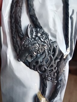 Bolo hlava vlka,šakala,western - 3