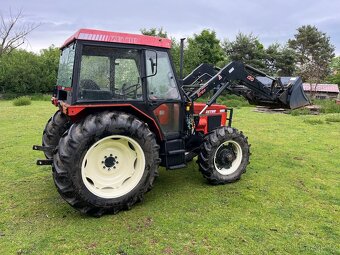 Zetor 7340 s čelním nakladačem s SPZ - 3