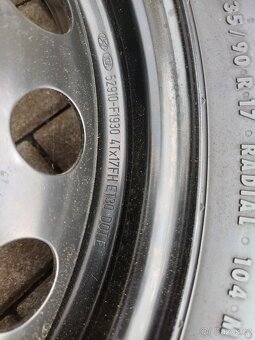 Kia,Hyundai dojezdové kolo 135/90R17 - 3