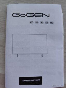 LED - 43''-108 cm, SMART TV GOGEN TVU 43Y652 STWEB - 3