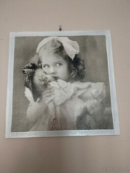 Sada obrázků dětí (vintage styl) - 3