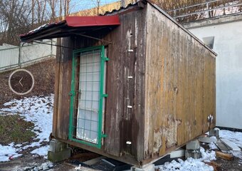 Mobilní stavební buňka – ideální na sklad, dílnu nebo zahrad - 3