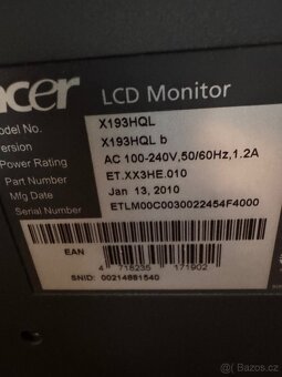 Monitor Acer x193HQL - 3