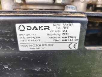 Malotraktor Dakr Panter FD5 - 3