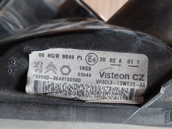 levé přední světlo Citroen Berlingo 2 - 3