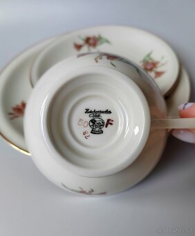 Sběratelský porcelánový čajový set/sada Hutschenreuther - 3