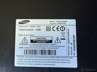 Samsung UE46F6740SB – 46" Smart LED TV s 3D - 3