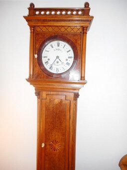 Starožitné dědečkovské hodiny z doby kolem roku 1800 se zvon - 3