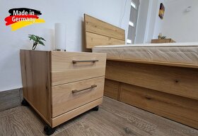 Masivní dubová postel Berlin - Divoký dub masiv 120 cm - 3