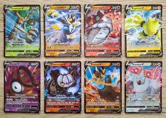 Karty Pokémon "V" - sbírkové, originální - 3