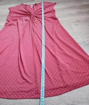 Nové těhotenské/kojící růžovočervené šaty Ragwear - 3