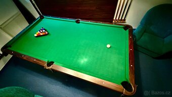 Prodám stůl na billiard 8ft (224x112) - 3