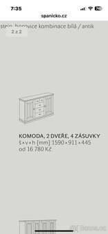 Komoda Jitona Malta perfektní stav - 3