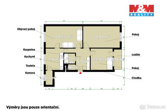 Pronájem bytu 3+1, 82 m², Plzeň, ul. Hodonínská - 3