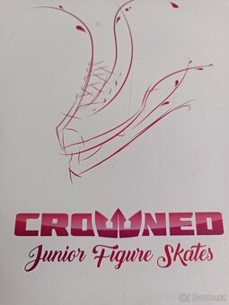 Dívčí lední brusle Crowned, vel. 33 - 3