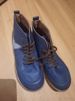Kotnickove kozene boty c.38 - 3