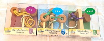 Sada dřevěných hlavolamů - 3