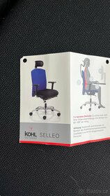 Kancelářská židle ergonomická KÖHL poř.cena 15 000 Kč - 3
