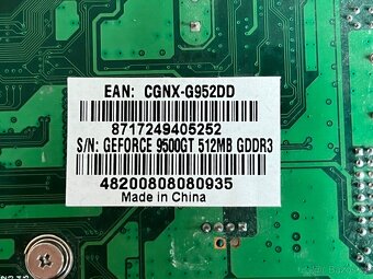 Prodám grafickou kartu NVIDIA GeForce GT 9500 - 3