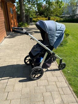 Kočárek kombinovaný BabyDesign Bueno tyrkys - 3