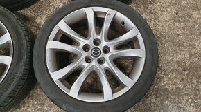Originál disky Mazda R19 5x114,3 + letné pneu Uniroyal 2023 - 3