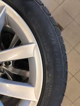 Prodám zimní originální sadu ALU kola Modus 5x112/r18 - 3