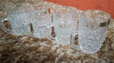 Čajová čínská sada, bohamian crystal pivní sklenice - 3