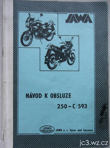 Jawa 250/593 vodník - koupím návod, katalog, příručku - 3