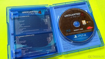 PS4 hra Uncharted 4 - NOVÉ, NEPOUŽITÉ - TOP- - 3