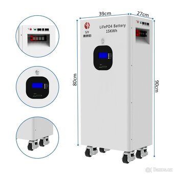 Baterie LiFePO4 15 kWh - 3