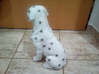 Soška pes dekorace socha dalmatin - 3