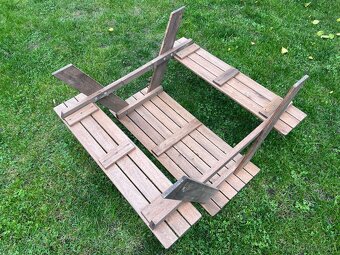 Dětská zahradní lavice, stolek - 3