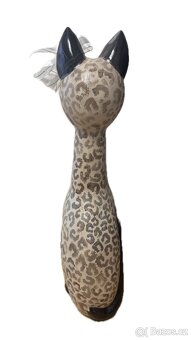 Ručně malovaná dřevěná socha - 3