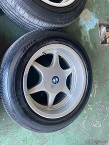 Prodám alu 5x120 8,5Jx16H2 et10 King K1000 225/55R16 - 3