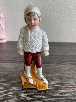 Sběratelské porcelánové figurky, zimní chlapeček + Ježíšek - 3