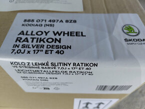 Originál alu disky RATIKON 17" na Škoda Kodiaq - 3