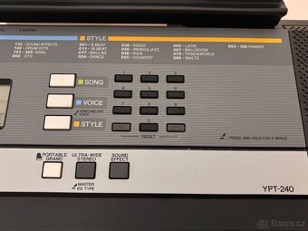Klavesy Yamaha YPT 240 + stojan - 3