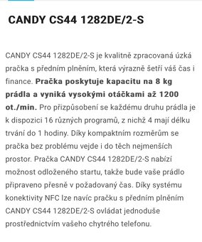 CANDY CS44 1282DE/2-S - 3