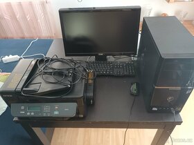 Stolní počítač + monitor Asus + tiskárna - 3
