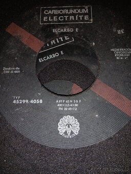 Řezné kotouče 400mm do stojanové rozbrušky, pily - 3
