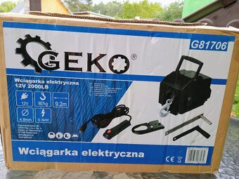 Přenosný elektrický lanový naviják GEKO 12V - 3