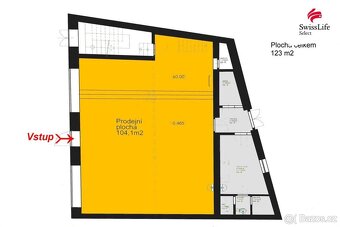 Pronájem obchodního prostoru 123 m2 Politických vězňů, Kolín - 3
